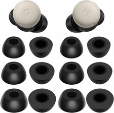 IiEXCEL Pixel Buds Pro 2 Memory Foam Tips Earbud, 3 Pairs Replacement black