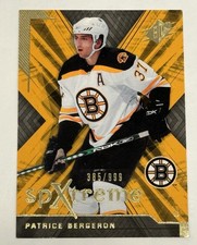 2007-08 SPx SPXtreme Patrice Bergeron /999 Boston Bruins #X23