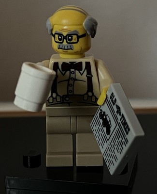 Grandpa Series 10  Old Time Grand Father Gramps CMF LEGO  Minifigure Mini Figure