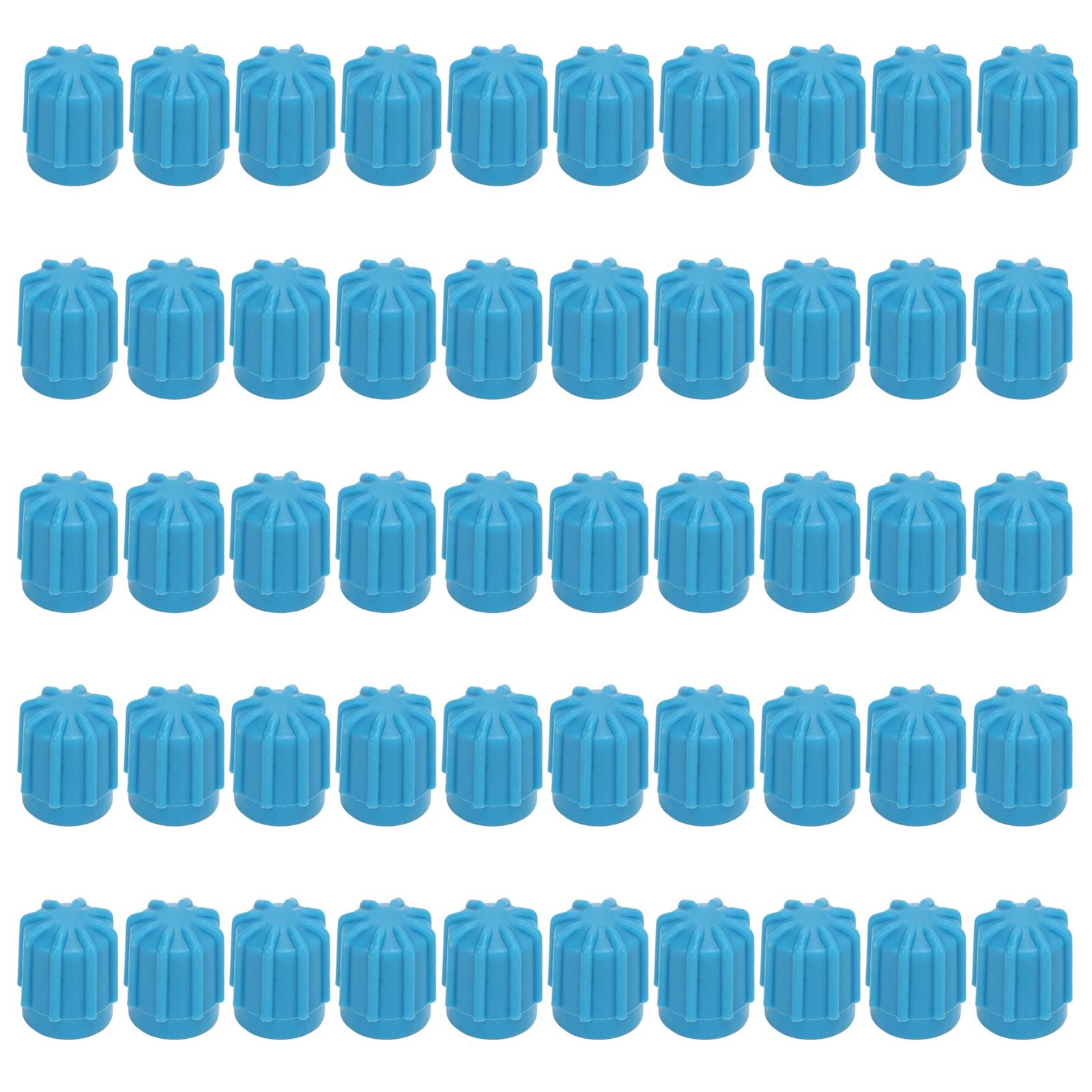 50PCS Air Conditioning Valve Caps Car Fuel Injection Nozzle Caps Sealing Pla BAJ