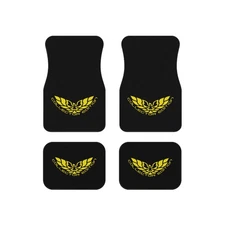 Black w Yellow Logo, Collectors Edition Firebird Trans Am, Set of 4 Mats ,Gift