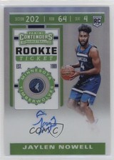 2019-20 Panini Contenders Premium Edition Prizm Jaylen Nowell #115 Auto 09te