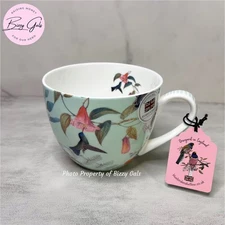 Bluebird and Willow HUMMINGBIRD & HOOPOE Jumbo Mug Cup - NEW