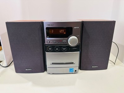 Sony CMT-NEZ30 CD/Cassette AM/FM Micro HiFi Component System Works Tested