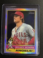 🔥Mickey Moniak 2025 Topps Heritage #337 Chrome Refractor Angels