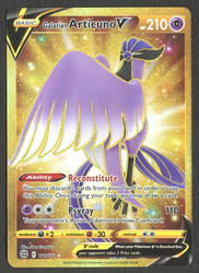 Galarian Articuno V 181/172 Brilliant Stars Gold Secret Rare