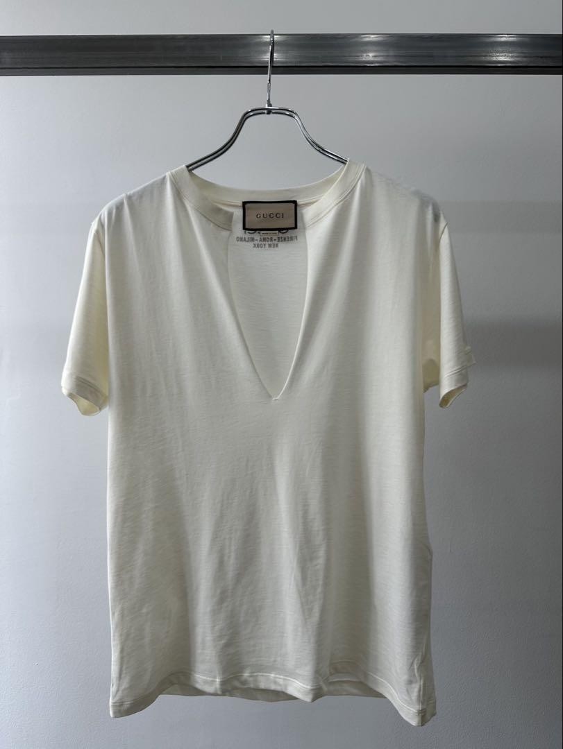 Gucci black logo print cotton t-shirt 758433 Xjfz0