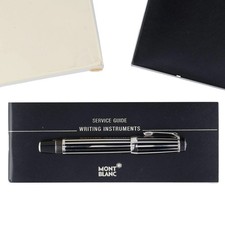Penna stilografica Montblanc Boheme Crystal placcata platino ID: 7535 oro 18 carati molla a M