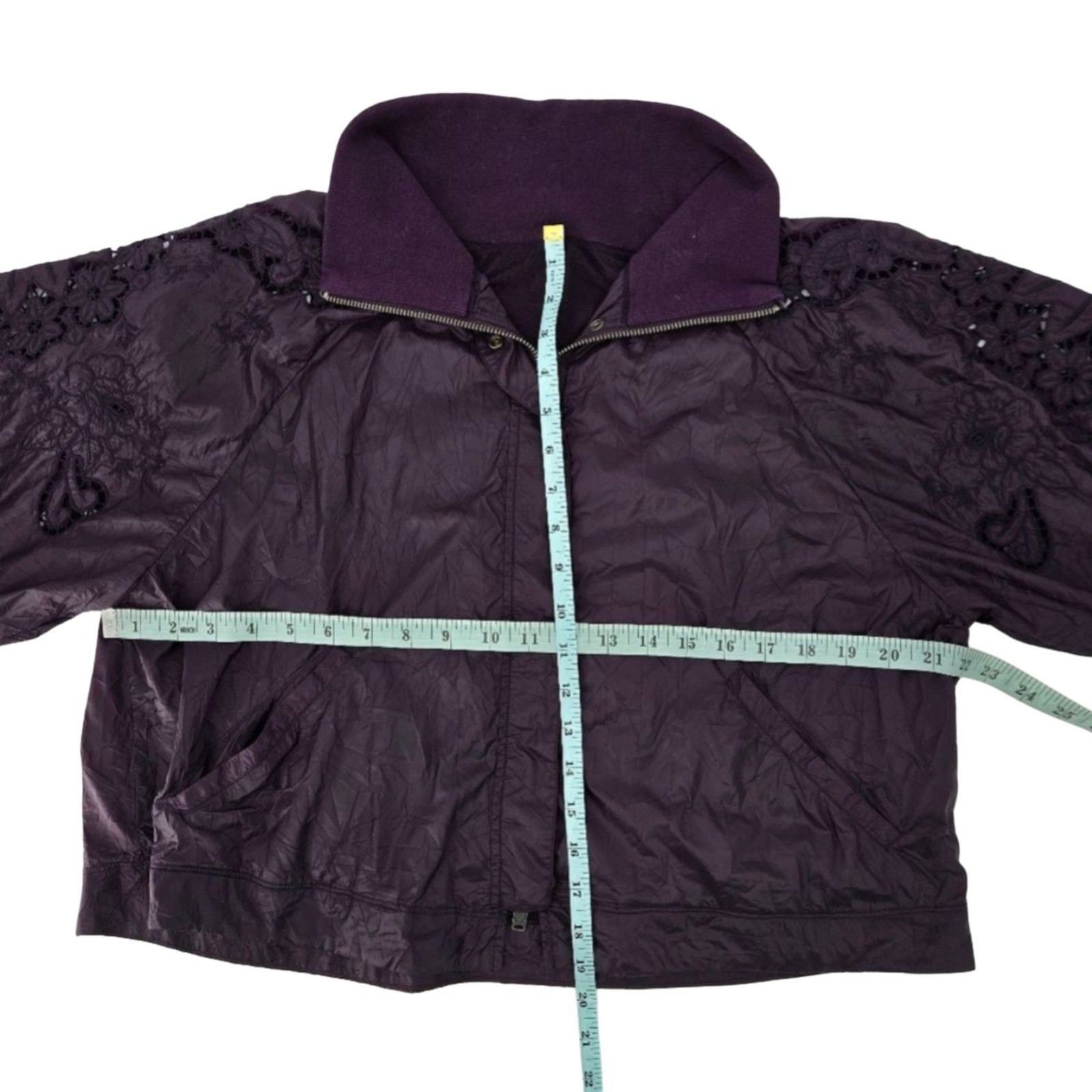 Free People Movement Elevation Jacket Purple Small - image 11