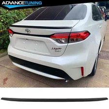 Fits 20-25 Toyota Corolla Sedan IKON Style Rear Trunk Spoiler Wing Matte Black