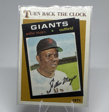 Topps 1986 Turn Back The Clock Willie Mays Giants #403 MLB Baseball Card