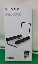 NEW Victrola Record Album Espresso Stand Holds 25 Albums