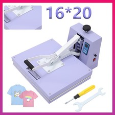 16x20 T-Shirts Digital Sublimation Printer Clamshell Heat Press Transfer Machine