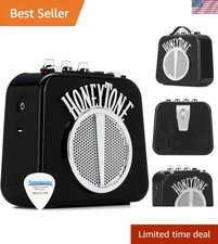 Battery-Powered Honeytone N-10 Guitar Mini Amp - Perfect for Practice & Travel