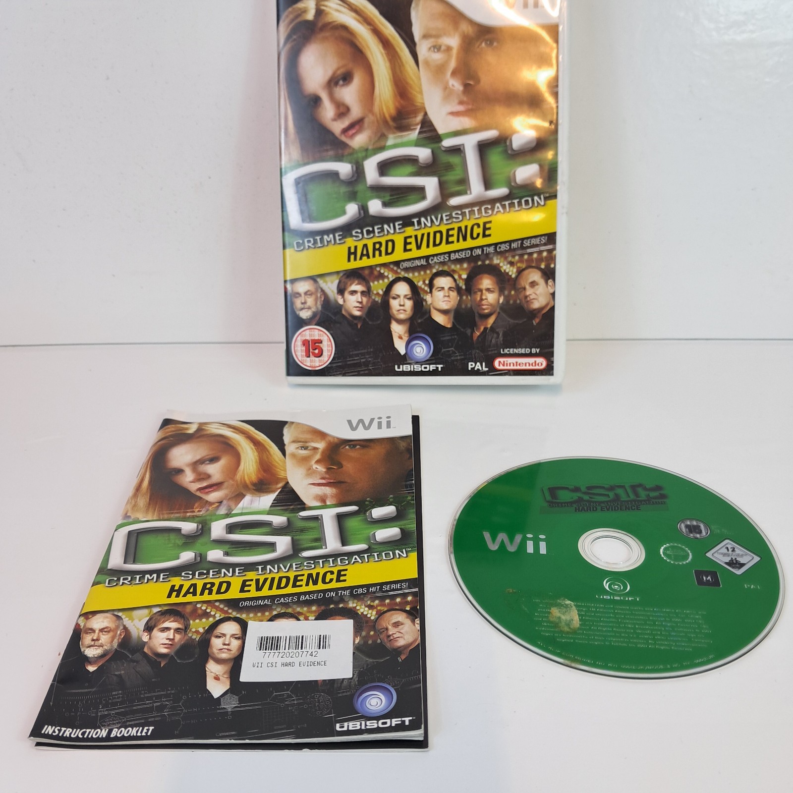 Nintendo Wii CSI: Crime Scene Investigation Hard Evidence Puzzle With Manual