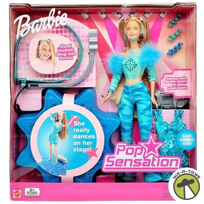 Pop Sensation Barbie Doll with Headset 2002 Mattel 55630 | eBay