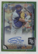 2015 Bowman Draft Chrome Pick Green Refractor 16/99 Chris Betts #BCA-CB Auto 2r7