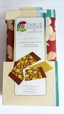 1 table runner 4 reversible placemats set place mats creative cuts