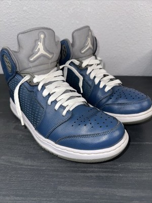 2013 Nike Air Jordan Prime 5/Size 9 Gray Blue High Top Sneaker 429489-403 EUC