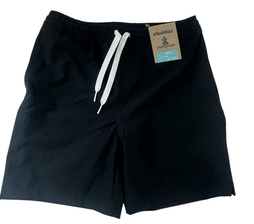 Chubbies Swim Trunks Youth M Black Classic The Capes Lined Swim Draw String NWT