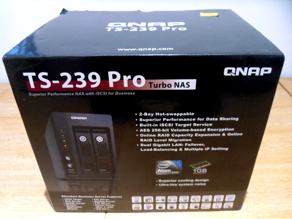 QNAP TS-239 Pro + 6Tb (2x3Tb) WD Red Drives - 2 Bay Network Attached Storage NAS - Image 4 of 4