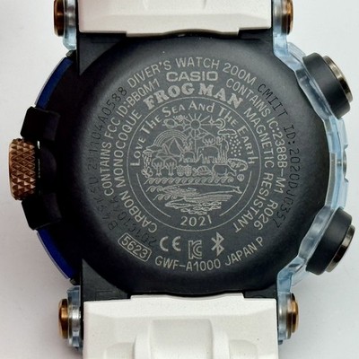 Unused CASIO G-SHOCK FROGMAN GWF-A1000K-2AJR 30th ICERC Love The