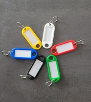 SchlüSselanhäNger 18Er Set – 3X 6 StüCk, Bunt, Mit Beschriftungsfeld
