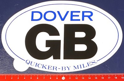 Dover GB   Aufkleber/Sticker: Dover GB       (O5-15-12-2)