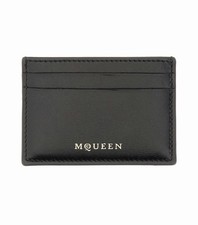 Alexander McQueen Black/Gold Cardholder 836556MAAF