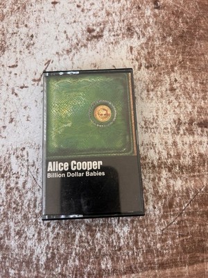 Alice Cooper Billion Dollar Babies Cassette 1973 Warner Bros. Rock Glam TETSED