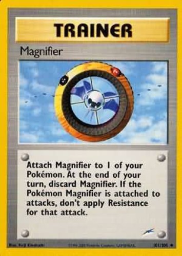 Pokemon Card - Neo Destiny 101/105 - MAGNIFIER (uncommon) - NM