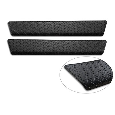 Front Sill Trims for Citroen e-Berlingo I (K9) 2021- Black Ribbed