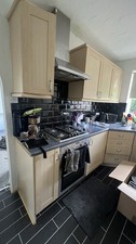 full complete kitchen units with worktop and appliances