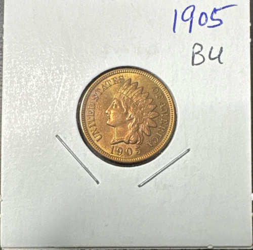 1905 Indian Head Cent Penny,  BU -- Nice Coin