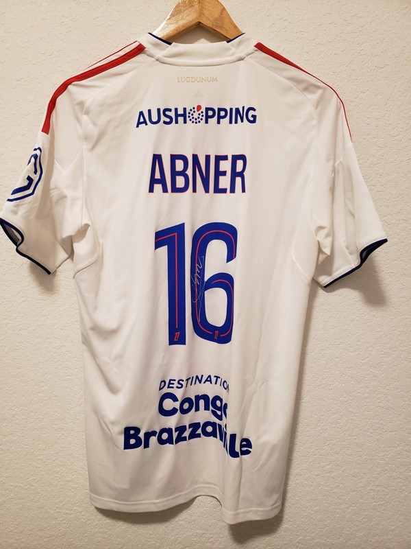 Olympique Lyon Match Worn Signed Abner Vinicius #16 vs Paris FC 29 Oct 2025 COA