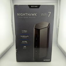 READ NETGEAR Nighthawk RS140 Dual-Band WiFi 7 Router, 5.0 Gbps Wireless Speed