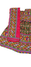 Mirror Work Chaniya Choli for Navratri  Garba Lehenga Dandiya Dress