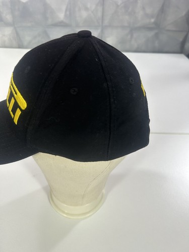 ADULT ADJUSTABLE PIRELLI BLACK COTTON BASEBALL CAP - Foto 2 di 6
