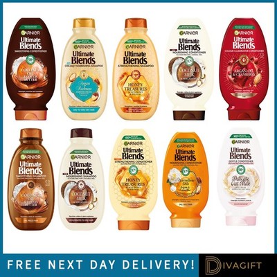 GARNIER ULTIMATE BLENDS SHAMPOO CONDITIONER PFLEGENDES STÄRKEN 400ML