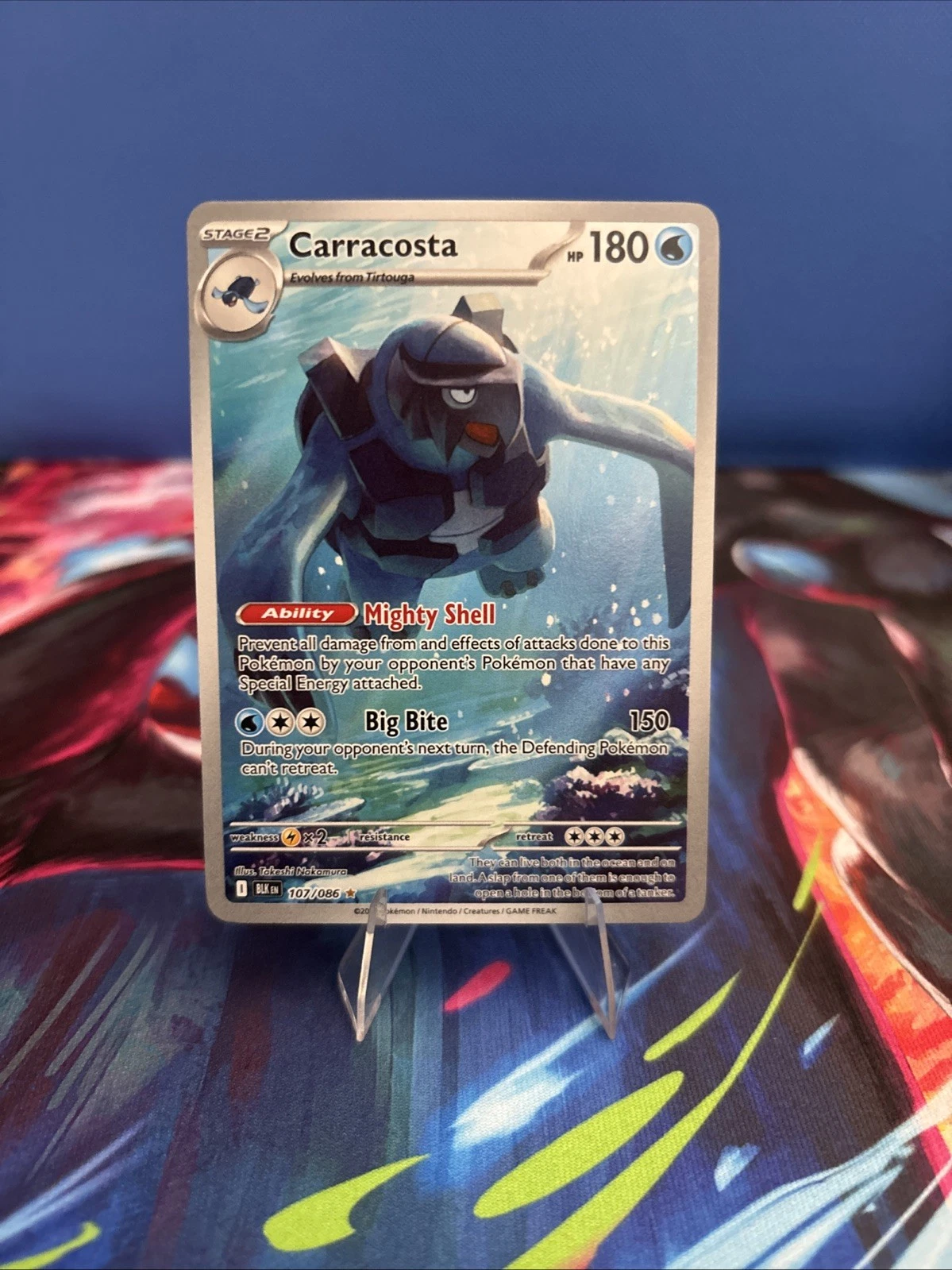 Carracosta 107/086 Illustration Rare Black Bolt Pokemon Card  English