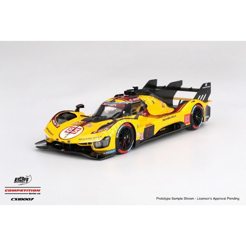 Ferrari 499P BBR CS18007 miniature 1/18 hypercar Kubica Qatar 2025