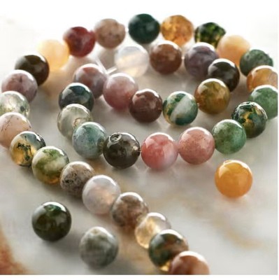 Multicolor Round Fancy Jasper Beads, 8mm by Bead Landing