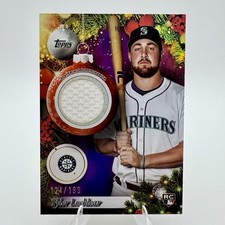 2025 Topps Holiday - Tyler Locklear Purple Metallic Relic /199 (# PR-TL)