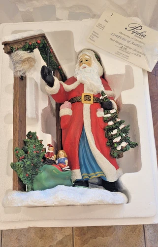 New in box 429/3200 COA PIPKA SANTA- Bell Ringer Father Christmas 13998  2008