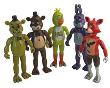 5 Five Nights at Freddy's Party Favores Juego Premios Pasteles Toppers Luz LED FNAF