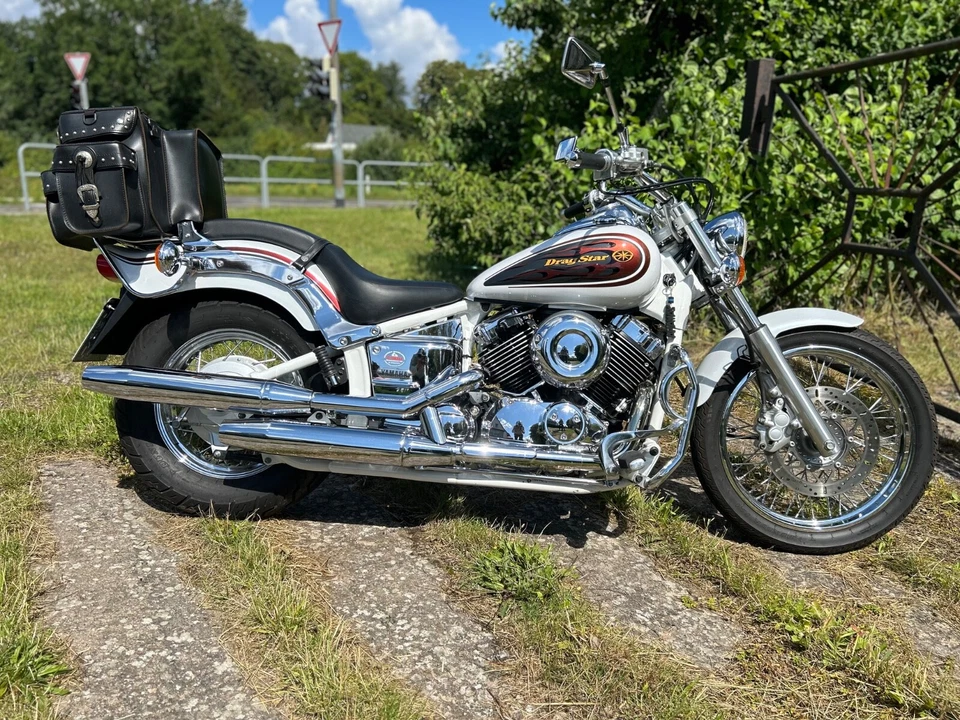 Yamaha XVS 650 Drag Star / weiß / Sondermodell limitiert 7200 km - Bild 4 von 4