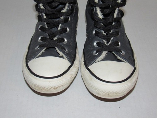 Converse Chuck Taylor All Star 149725C Black Sherpa Lined Shoes Mens 6 Womens 8 - Picture 3 of 11