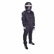 RJS Safety Products 200410105 Elite Series Driving Pants; Black; Men's Large