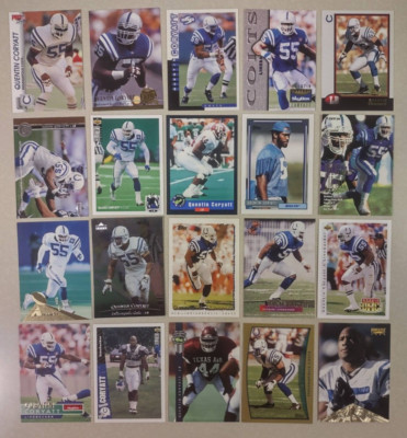 20 Card Lot of Different QUENTIN CORYATT w/ROOKIES NFL Colts Must for Collector!