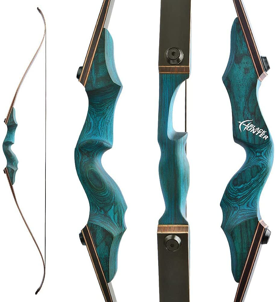 Recurvebogen Aus Holz 68 Zoll - Einsteiger Bogen Für Erwachsene, Bogenschießen